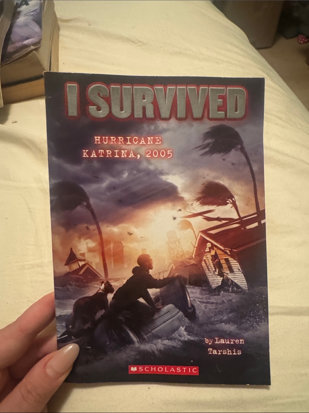 Scholastic I Survived: Hurricane Katrina, 2005 — Navy and Red Cover